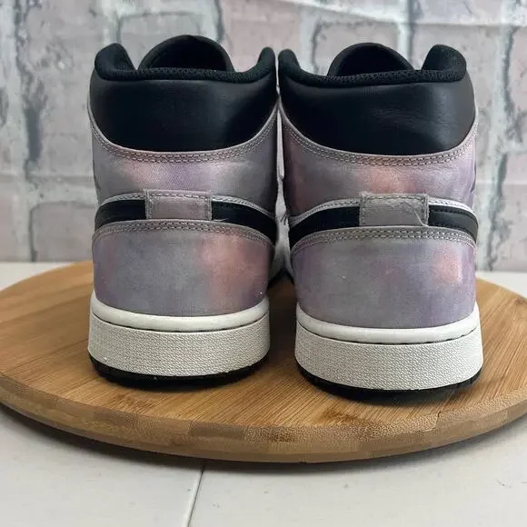 Nike Air Jordan Tie Dye Bleached Purple Pink Sneakers Size 11.5 DM1200-001 - Picture 4 of 13